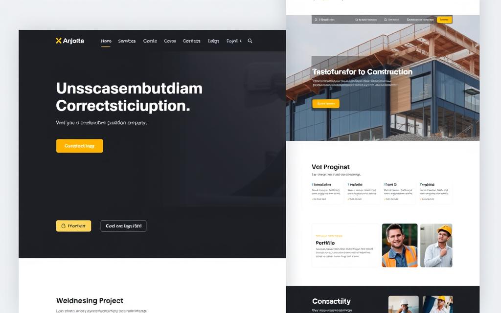 profesjonalna witryna w branży budowlanej