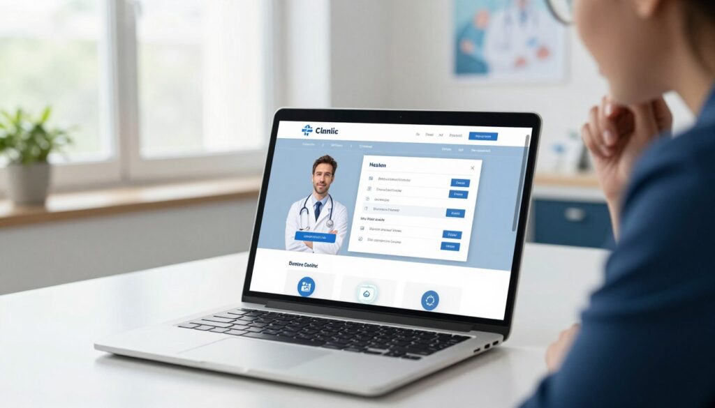 strona internetowa dla kliniki medycznej