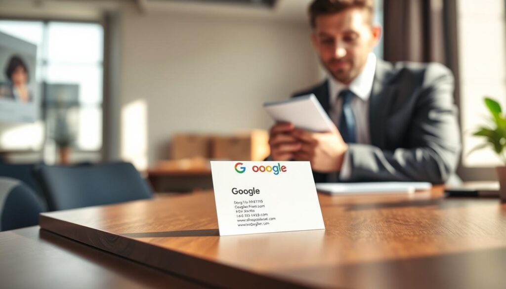 wizytówka google